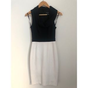 WHBM cowl neck sleeveless dress